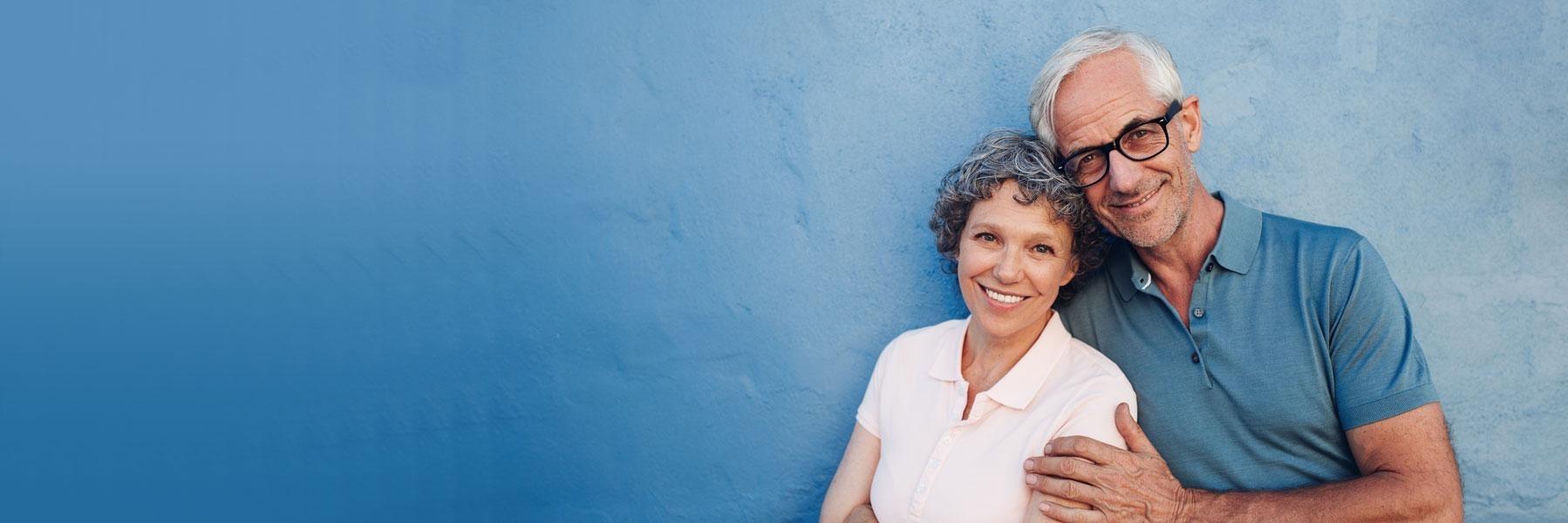 older couple smiling | dentist wilmington