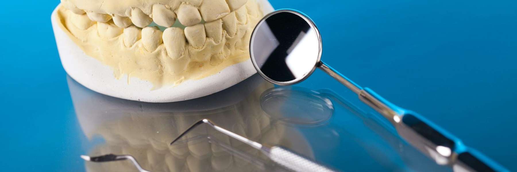 A dental mold and dental tools | dentist near pike creek