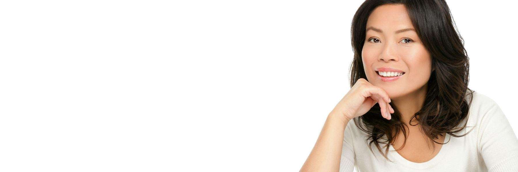 A woman smiling | dentist wilmington