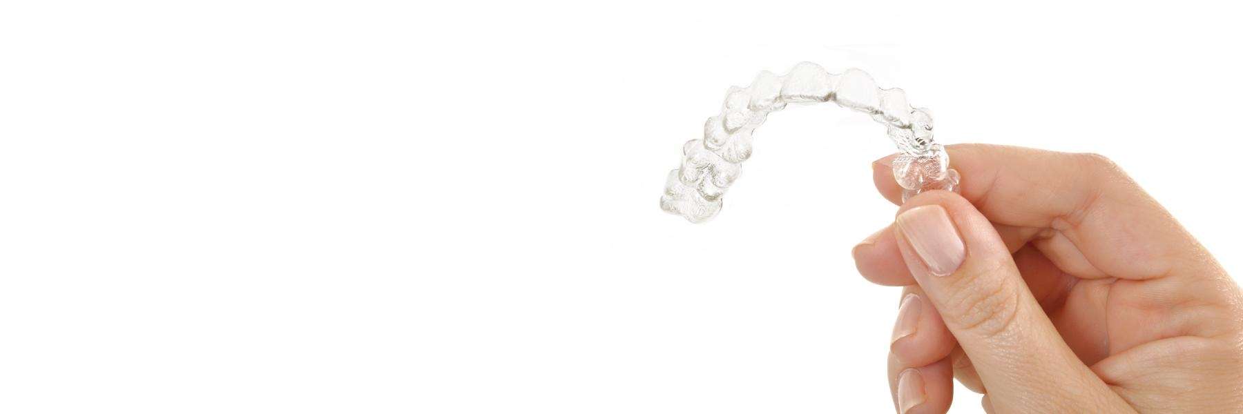 An Invisalign tray